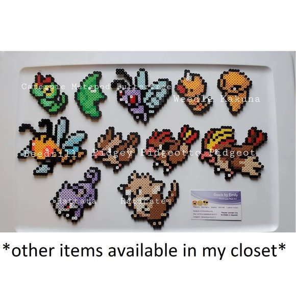 Pidgey Pidgeotto Pidgeot Magnets - Handmade Pokemon Home Decor - Kids Room - Picture 2 of 2
